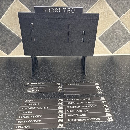 Subbuteo stadium scoreboard - subbuteo,
