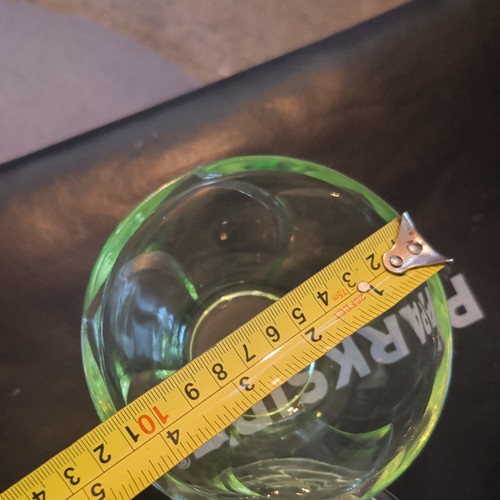 Uranium glass bowl - uranium,
