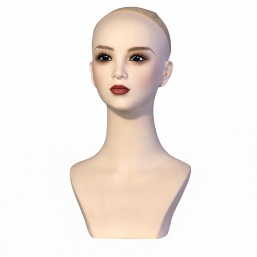 Mannequin head with - mannequin, shoulders