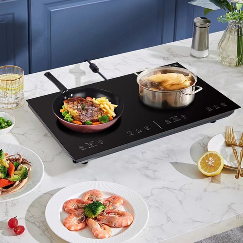 New double induction hob - double, 2800w