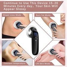 Wireless Fat Burning Body Massager, Digital LED Display, Temperature Control
