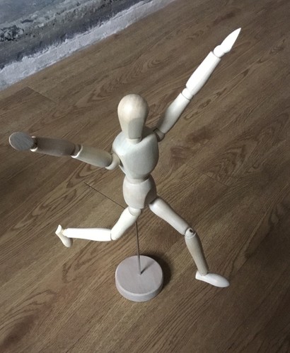Wooden mannequin figure 30cm - mannequin,