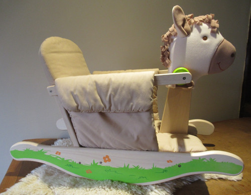 Wooden rocking horse - wooden,