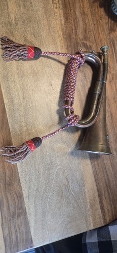 Ww1 military bugle machine - military,