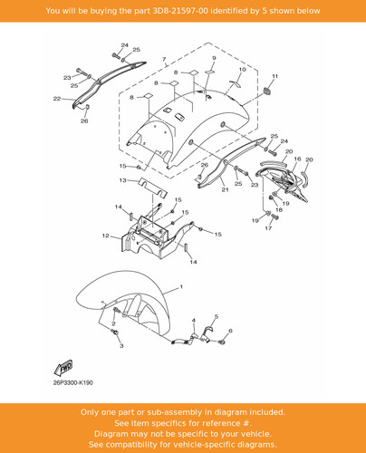 Yamaha holder wire - holder,wire, 1