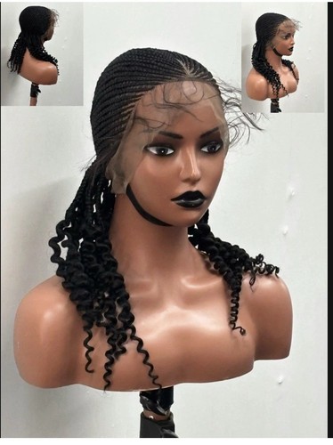 Braided natural wig - braided,