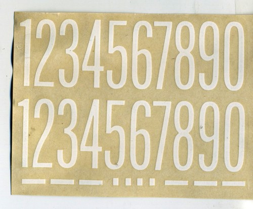 Vtg impko water decal numbers - vtg,