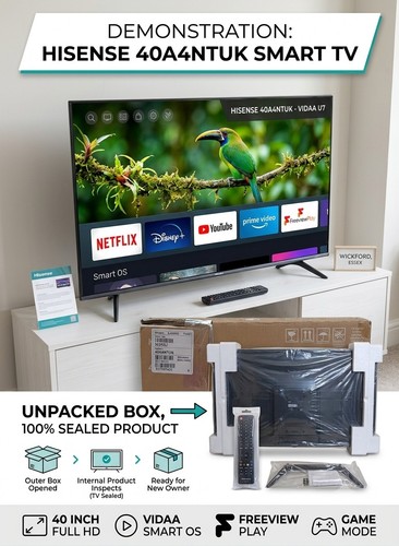 Hisense 40a4ntuk smart - 40a4ntuk, 40"