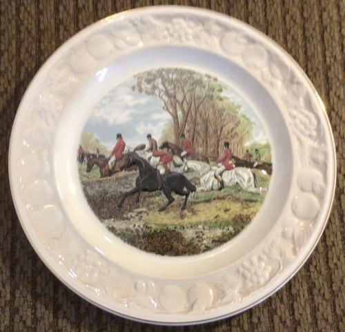 Fox hunt hunting palissy - hunting, plate