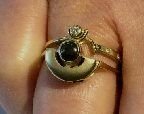 14ct 585 gold diamond - diamond, &