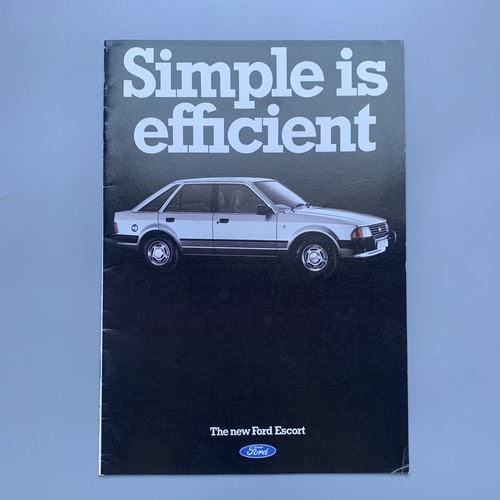 1980 ford escort range - escort, sales