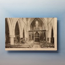Clewer Village Postcard C1905 Windsor St Stephens Church Interior Pulpit