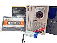Sanyo TRC-850C Voice Recorder Standard Cassette Dictaphone Dictation Machine NEW