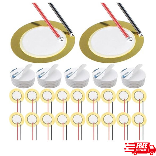 27mm piezo discs with - piezo,