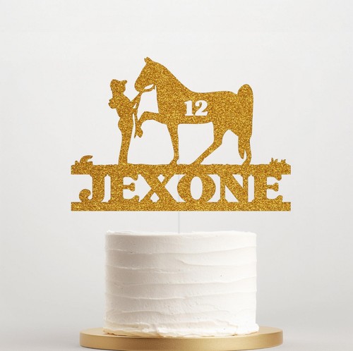 Personalised horse with girl - with,