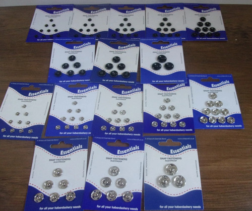 Metal sew snap fasteners - sew,