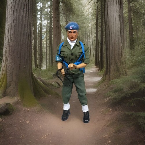 Vintage action man repro - repro, scarf
