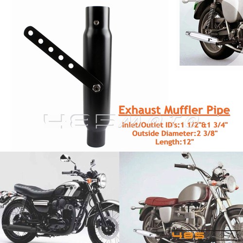 Shorty exhaust pipe muffler - pipe,