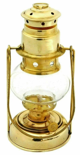 Lamp brass oil lantern - oil,