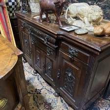 Antique Victorian Solid Oak