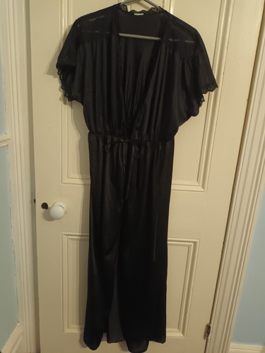 Vintage 70s 80s black shiny - black,
