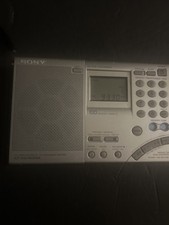 Sony ICF-SW7600GR Radio FM-Stereo/SW/MW/LW Synthesized Receiver Silver