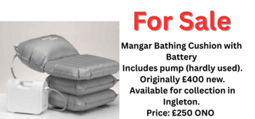 Mangar bathing cushion with - cushion,