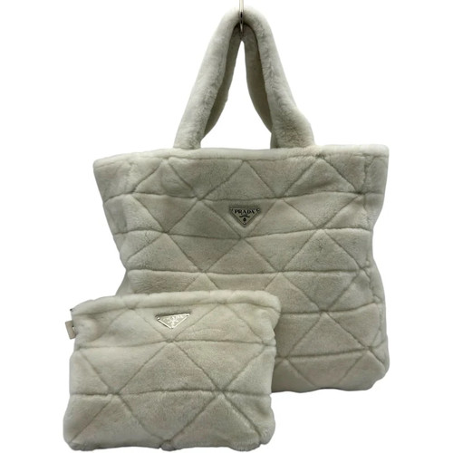 Prada tote bag white - prada,