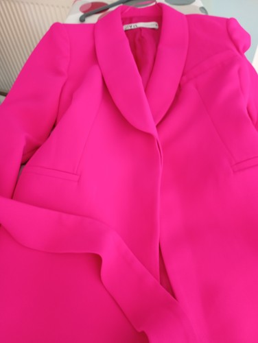 Zara size8 cerise blazer vgc - zara,