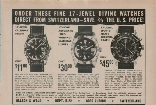 1965 ollech wajs sportman s - ollech, &