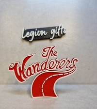 The Wanderers Movie jacket logo sign 1979 red white rock and roll SM