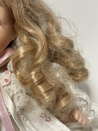 Vintage porcelain doll - vintage,