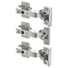 3x IKEA KOMPLEMENT Soft Close Hinges Fits PAX Wardrobe Doors & Kitchen Cabinets