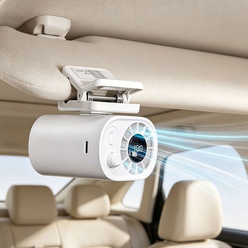 Portable car clip cooling fan - clip,