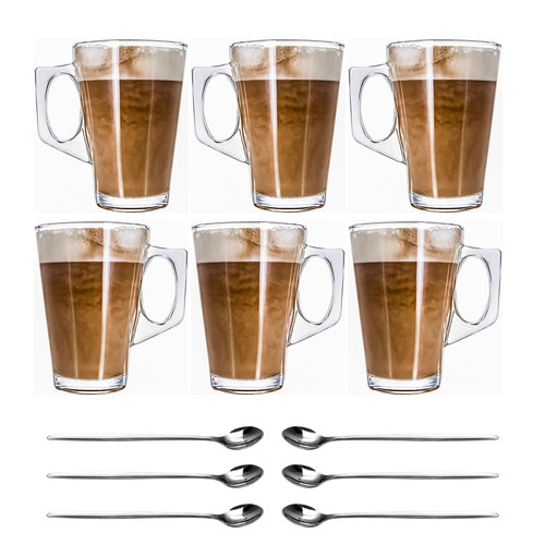 Latte coffee glasses - x,