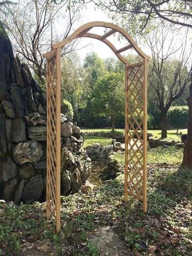 Trellis arch wooden - trellis,
