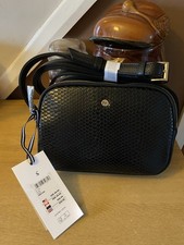 Joules Black Leather Shoulder