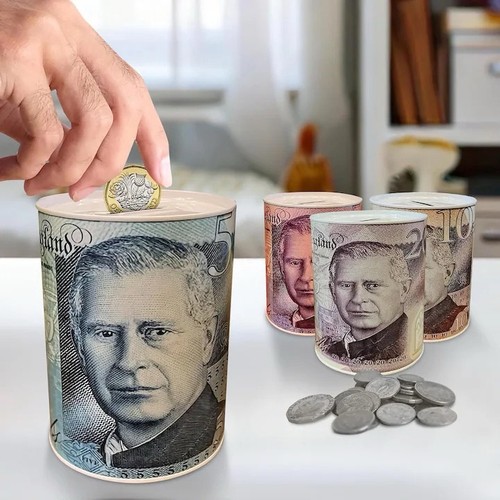 Pound note design money - design, tin