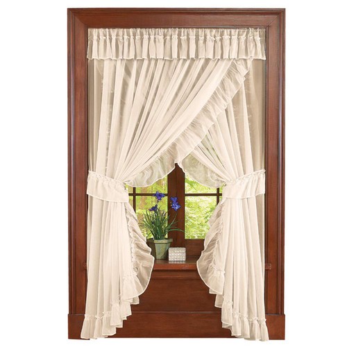 Isabella ruffled curtain set - isabella,