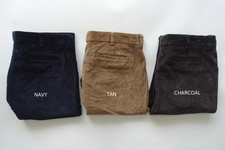 Ex Dunnes Premium Stretch Corduroy with Active Waist Cord Trousers Size 32 to 44