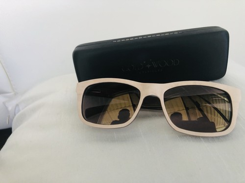 Gold wood sunglasses - gold,