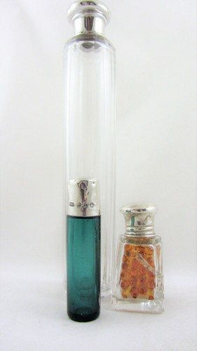 Antique glass and silver - and, scent