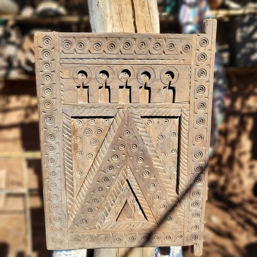 Antique berber granary - , door