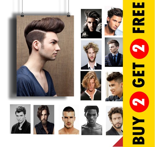 Best men hair salon - best, poster