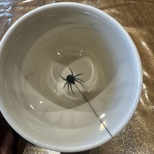 Cornishware black white spider