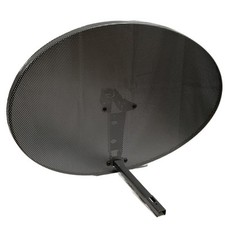 60CM SATELLITE DISH HD ZONE 2 FOR SKY FREESAT FREE TO AIR BLACK MESH NO LNB