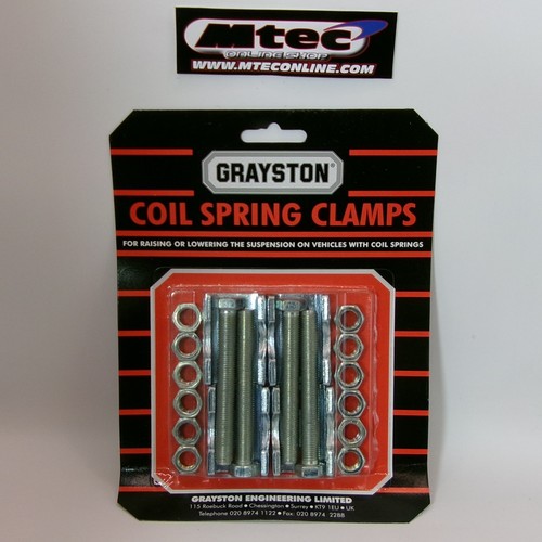 Coil spring clamps raise - coil,