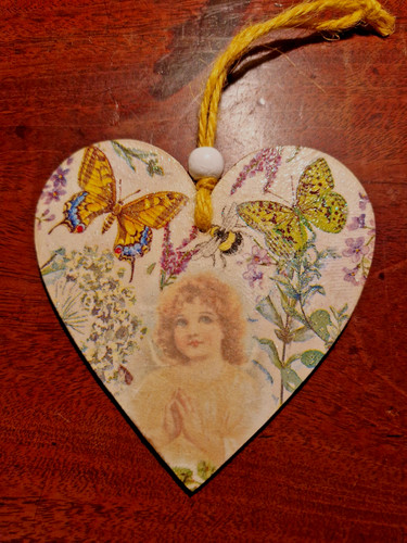Shabby chic hand decorated - hand,