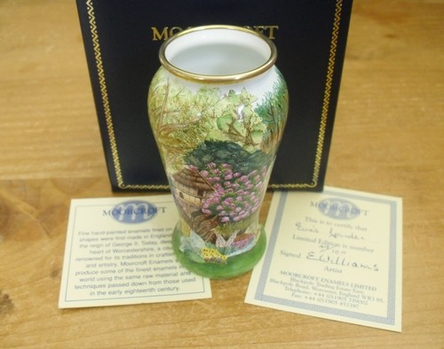 Boxed ltd moorcroft enamels - ltd,