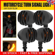 4PCS Motorcycle Universal LED Turn Signal Light Bullet Blinker Indicator Lights